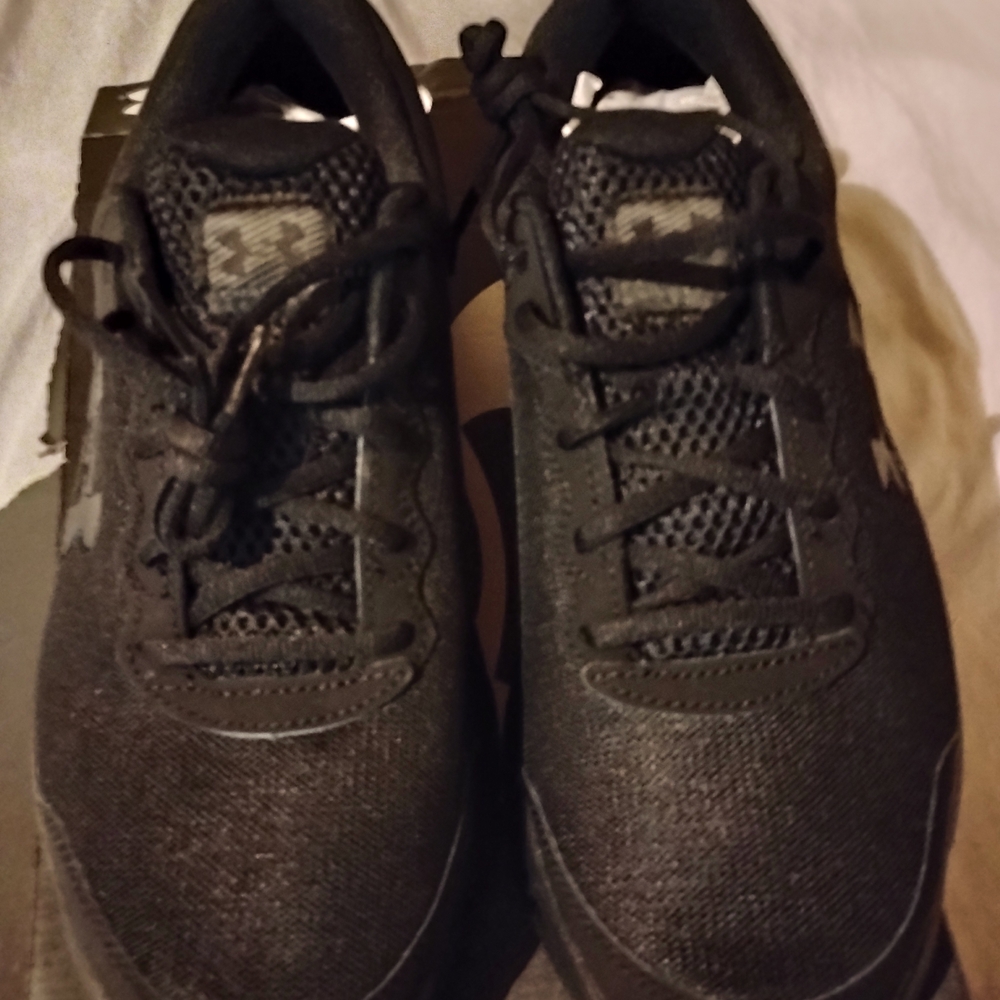 Under Armour Black Mesh Athletic Shoes